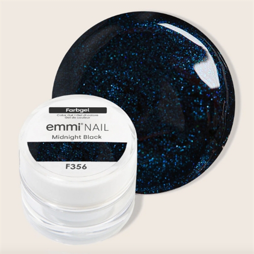 Color Gel Midnight Black - F356  *Vegan